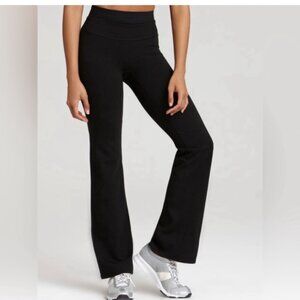 Spanx flare leg black yoga pants size small